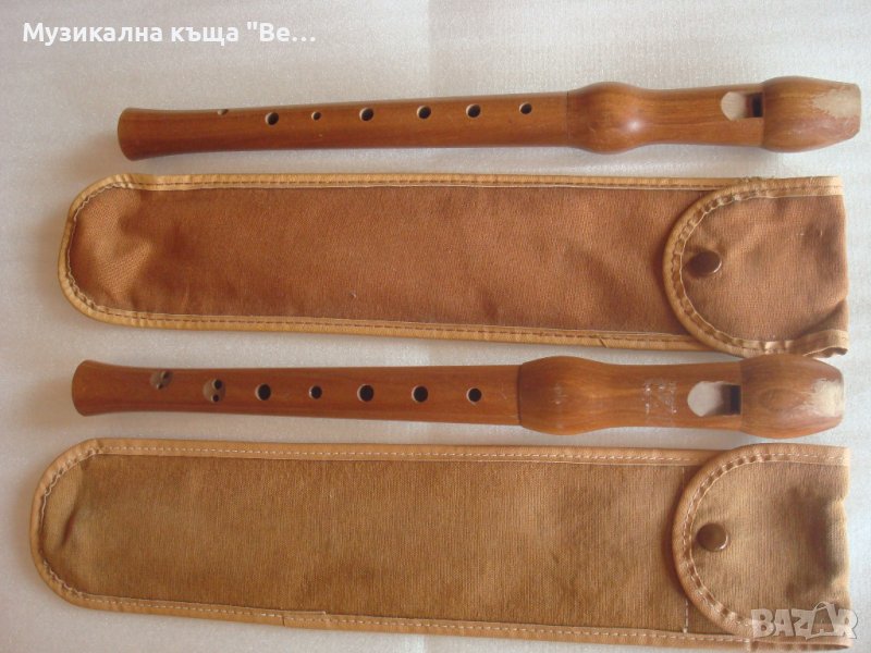 Блок флейти сопрано с калъфи /2бр./, снимка 1