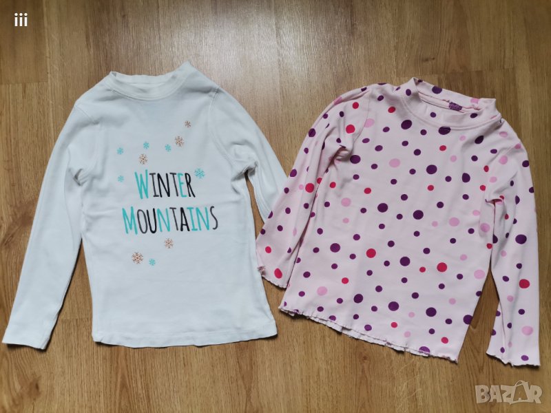 2 блузи размер 110/116 см, снимка 1