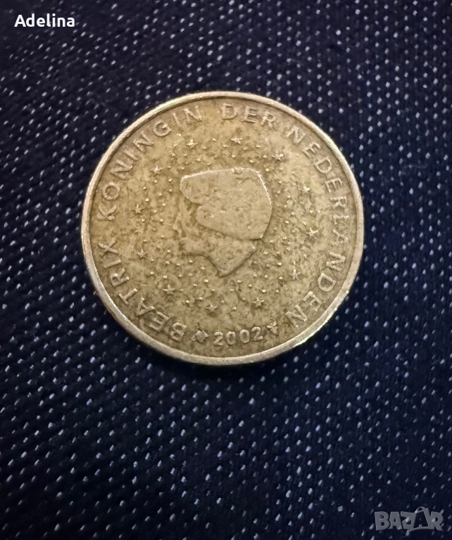2002 Нидерландия 50 цента, снимка 1