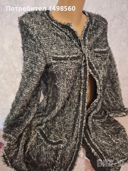 ZARA Пухена Жилетка, снимка 1