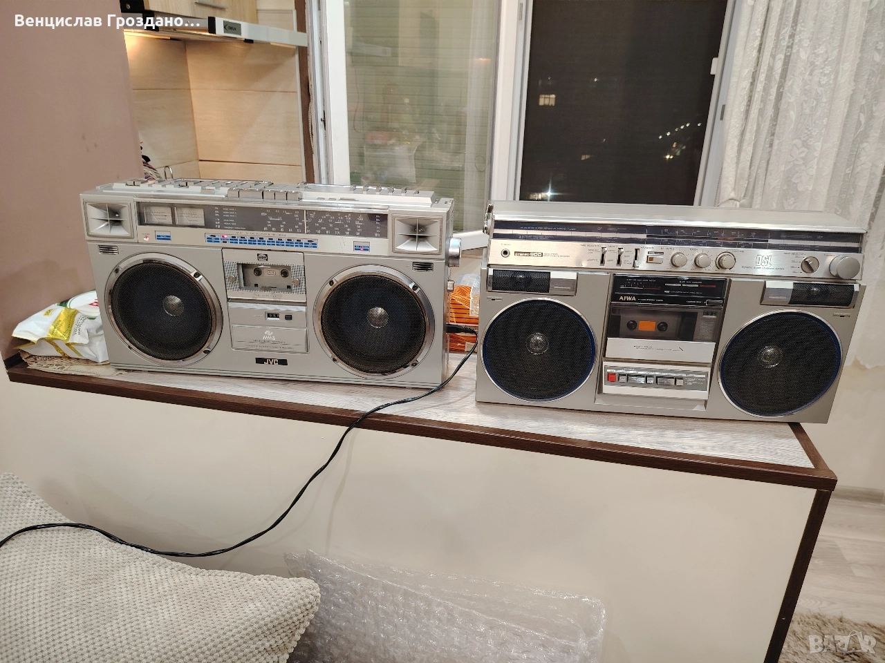 касетофон аива CS 600E обслужен настроен свири перфектно както на радио така и на касета , снимка 1