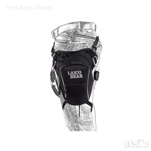 Чанта за мотор със захващане за крак, Мотоциклетна чанта за бедро, 26*16см, снимка 1