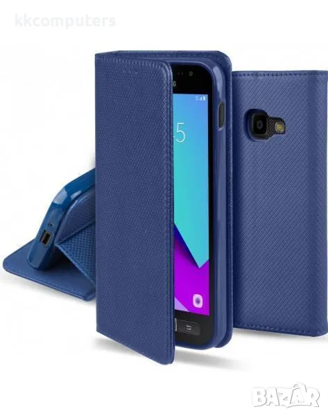 Калъф тефтер MAGNET /Син/ за Samsung A06 Баркод : 3131940, снимка 1