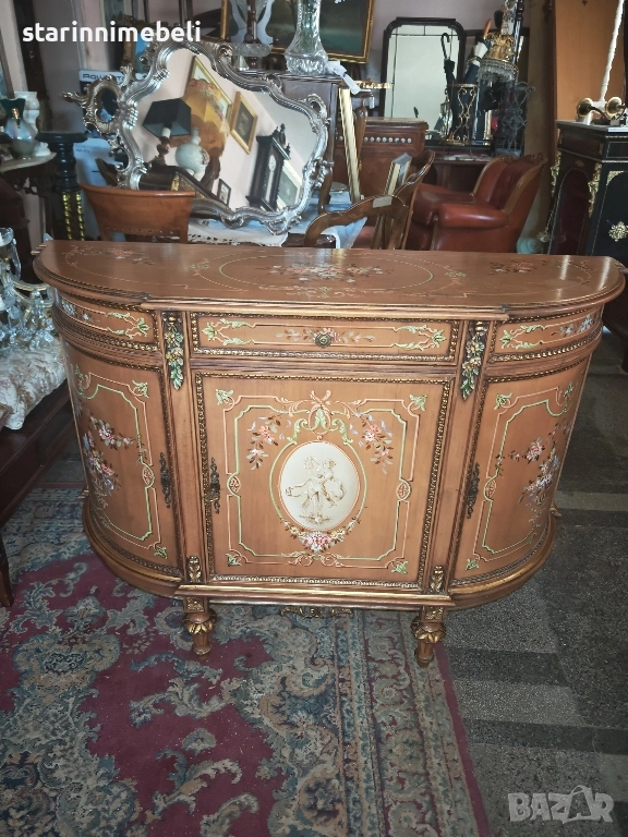 Изключителен рисуван комод , снимка 1