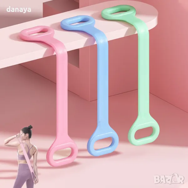 5869 Фитнес ластик за упражнения и тренировки, 43 см, снимка 1