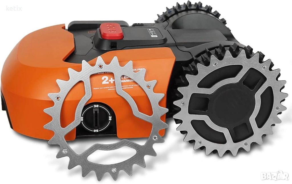 Стоманени шипове за робот косачка Worx Landroid, съвместими с модели S и M, снимка 1