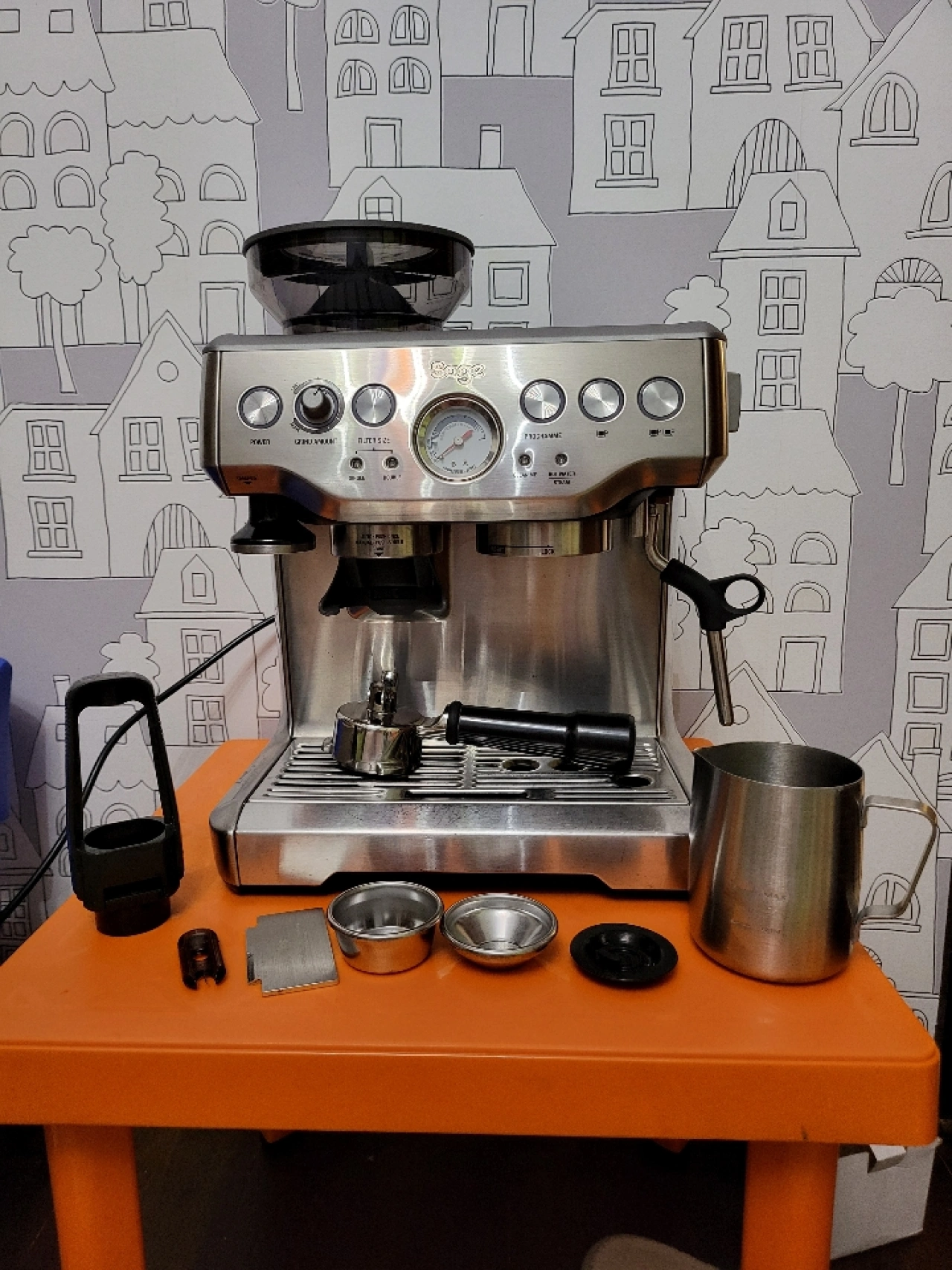 ЕспресомашинаSAGEBaristaExpressКафемашинаскафемелачка