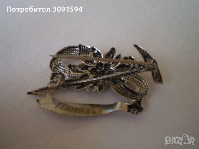 стара планинска брошка ZERMATT Цермат Село в Швейцари, снимка 5 - Антикварни и старинни предмети - 40257333