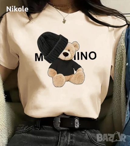 Дамска тениска - различни цветове, снимка 4 - Тениски - 53721618