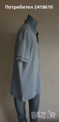 Hugo Boss Vito 36 Pique Pima Cotton Regular Fit Mens Size XL - 2XL  ОРИГИНАЛ! Мъжка Тениска!, снимка 3 - Тениски - 51271793