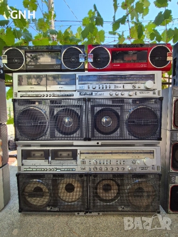 boombox Sharp, Hitachi, Sanyo, Lasonic , снимка 4 - Радиокасетофони, транзистори - 45081477
