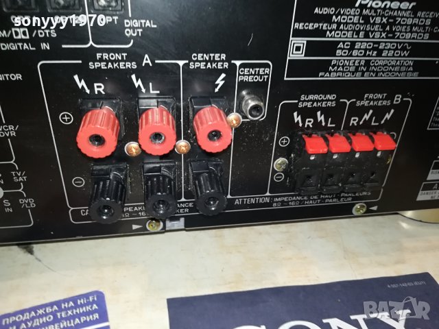 PIONEER RECEIVER-ВНОС SWISS 2807231613, снимка 8 - Ресийвъри, усилватели, смесителни пултове - 41688434