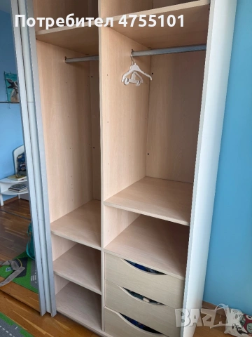 Гардероб, снимка 3 - Гардероби - 53709929