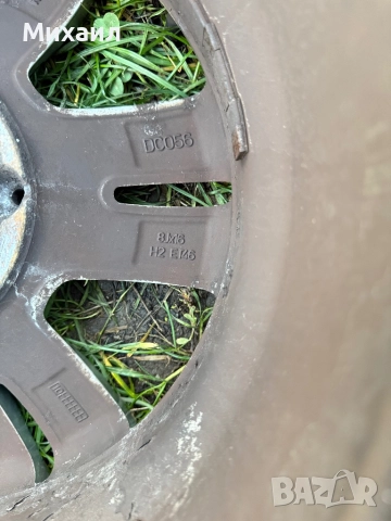 Алуминиеви джанти 16 инча с гуми, оригинални от  Мерцедес Е-клас 8J/16 ET46, снимка 9 - Гуми и джанти - 52430622