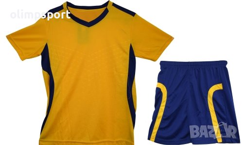 Екип за футбол/ волейбол/ хандбал MAX, детски - оранжев със синьо.400652  Екип без номер, снимка 5 - Детски комплекти - 41817977