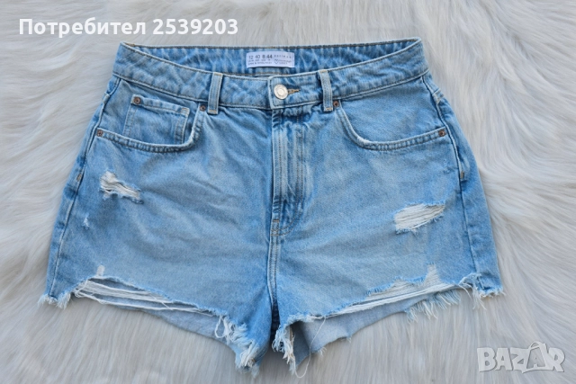 Къси дънкови панталони ZARA H&M размер L-ХL, снимка 3 - Къси панталони и бермуди - 51530299