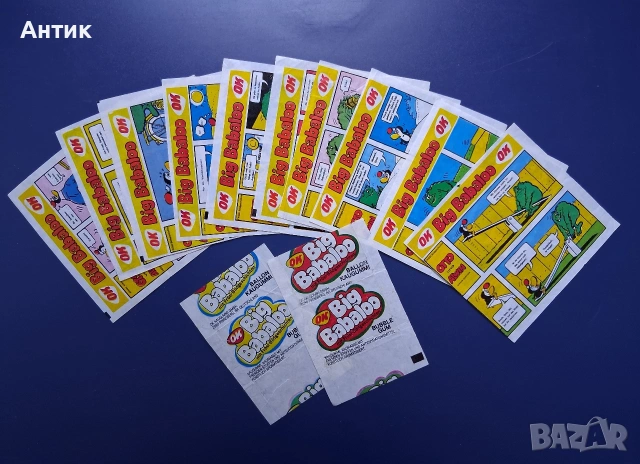 Лот Стари Картинки от Дъвки Big Babaloo