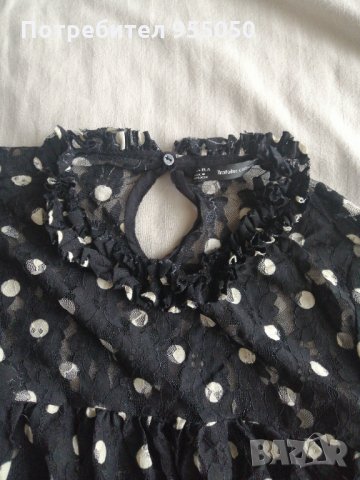 Дамска дънтелена туника на Zara, снимка 3 - Туники - 35771769