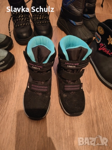 Зимни обувки за момиче рр 34 /различни, снимка 6 - Детски боти и ботуши - 52822849