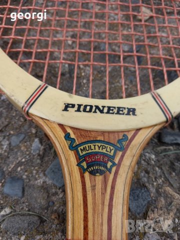 ретро дървена тенис ракета , снимка 3 - Тенис - 41770297