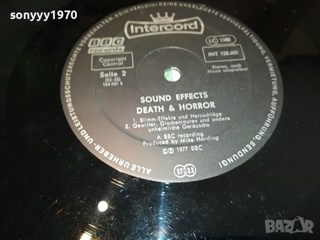 SOUND EFFECTS-DEATH & HORROR-WEST GERMANY 3103221214, снимка 11 - Грамофонни плочи - 36293590