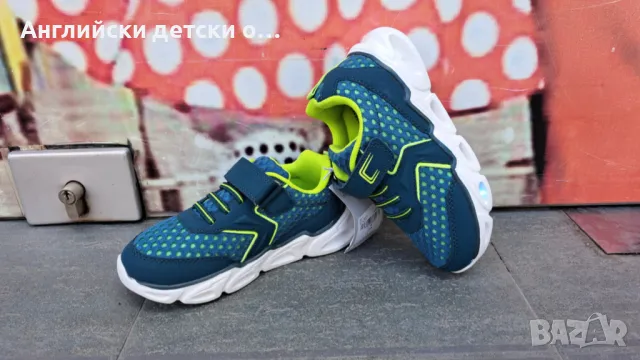 Английски детски маратонки-светещи , снимка 3 - Детски маратонки - 50142782