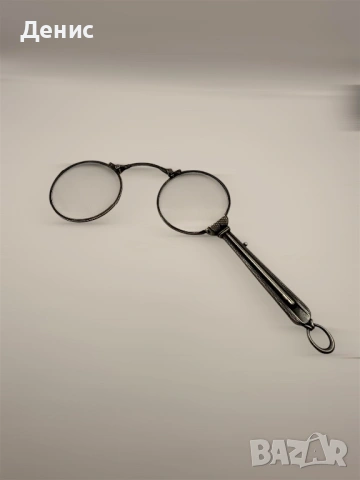 Стар сребърен лорнет 925 – сгъваеми очила, начало на XX век