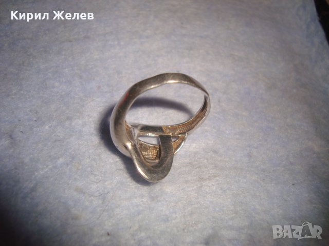 ЕЛЕГАНТЕН СРЕБЪРЕН ПРЪСТЕН СРЕБРО 925 ЮВЕЛИРНА РЪЧНА АРТ НУВО ИЗРАБОТКА АНГЛИЯ 26218, снимка 9 - Пръстени - 35996609