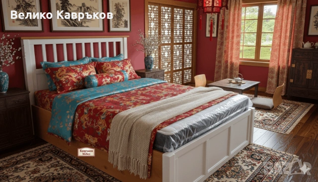 Спалня "Рая" с повдигащ механизъм, снимка 2 - Спални и легла - 53084653