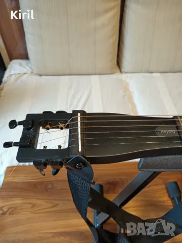 Travel Guitar ANYGYG, Silent Nylon Classical Guitar,озвучена класическа китара тиха, снимка 3 - Китари - 50423911