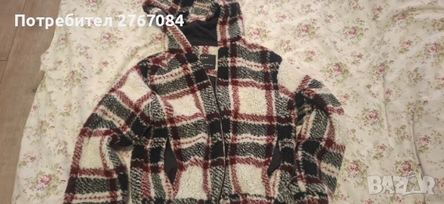 Дамско топло яке Bershka, снимка 3 - Якета - 56334169
