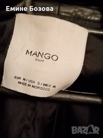 Черно палто MANGO SUIT  , снимка 10 - Палта, манта - 34528737