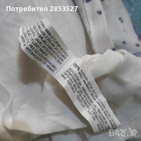 ZARA Бяла Тениска, снимка 5 - Тениски - 41973546