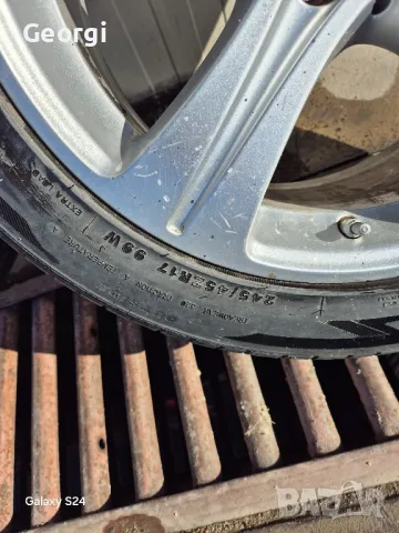 Джанта с гума за Mercedes 17ка, снимка 4 - Гуми и джанти - 49525465