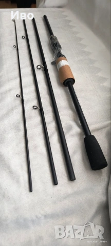 Топ преносима ултралайт въдица с 4 секции-180 см., снимка 6 - Въдици - 53862296