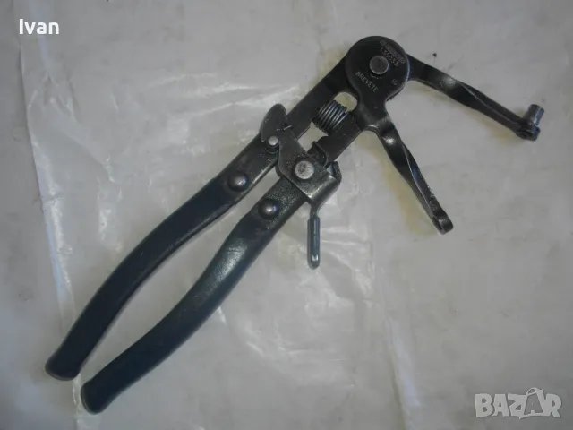 BELZER 135033 Оригинални Немски Професионални Клещи за водни съединения скоби на маркучи 255 мм, снимка 4 - Клещи - 47459475