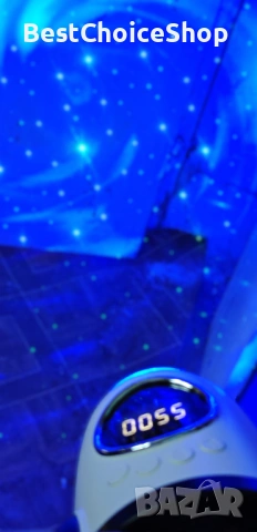 Звезден проектор M9 с будилник и Bluetooth говорител – Space Rocket Music Projector Lamp, снимка 6 - Декорация за дома - 53244703