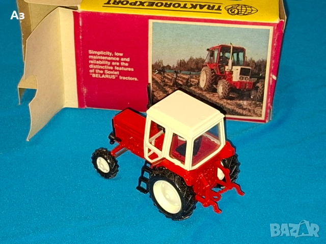 Руски метален модел на трактор Баларус в мащаб 1:43 Made in USSR, снимка 4 - Колекции - 51955225