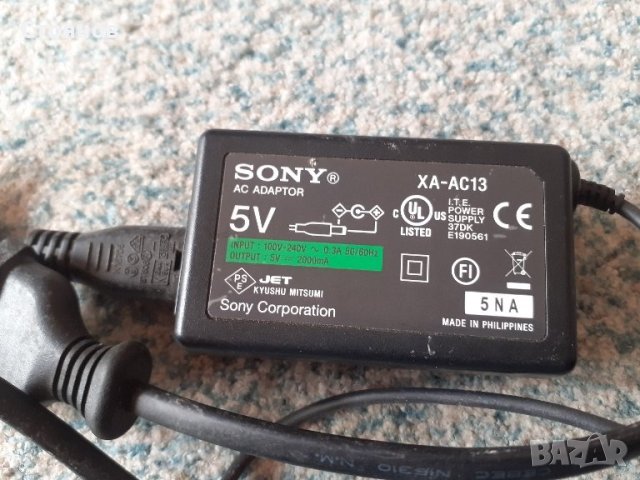 Зарядно SONY 5V, снимка 1 - Друга електроника - 44179340