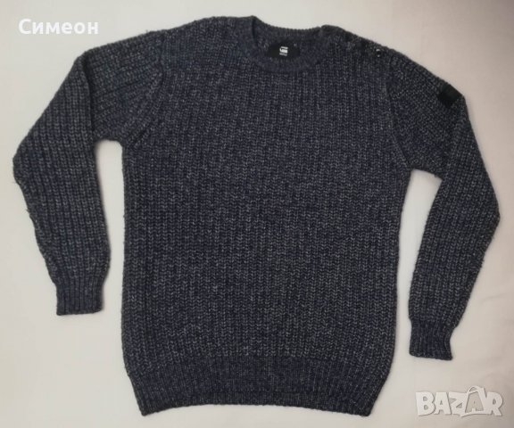 G-STAR RAW оригинален пуловер XL топъл памучен пуловер