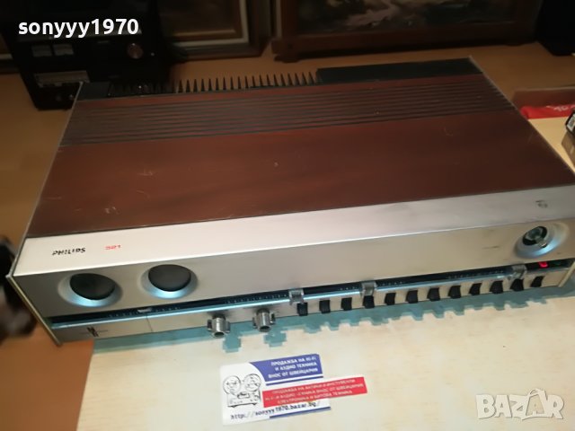 PHILIPS 521 STEREO AMPLIFIER-MADE IN HOLLAND 2803230918, снимка 4 - Ресийвъри, усилватели, смесителни пултове - 40162159