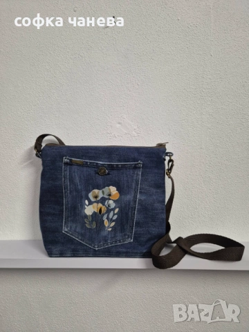 продавам чанта от деним