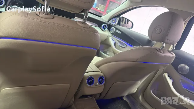 Амбиентно осветление + монтаж за Mercedes C Class W205, GLC X253, W253, E W213 и др.., снимка 10 - Сервизни услуги - 55906400