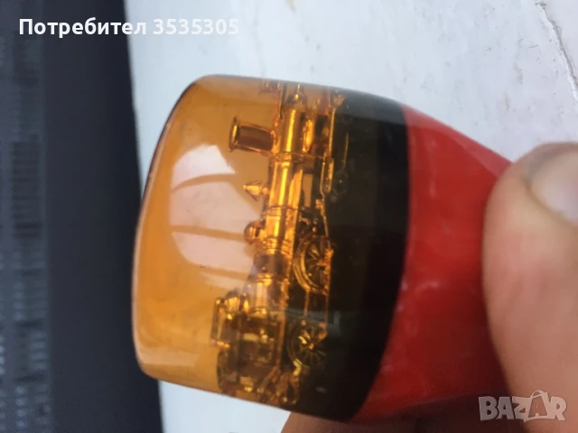 Ретро Vintage соц. топка за скоростен лост със влак, снимка 4 - Колекции - 51379120