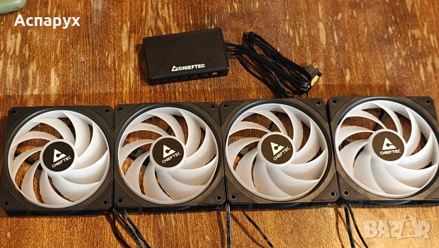 Вентилатори 4х120мм ARGB Controller Chieftec 