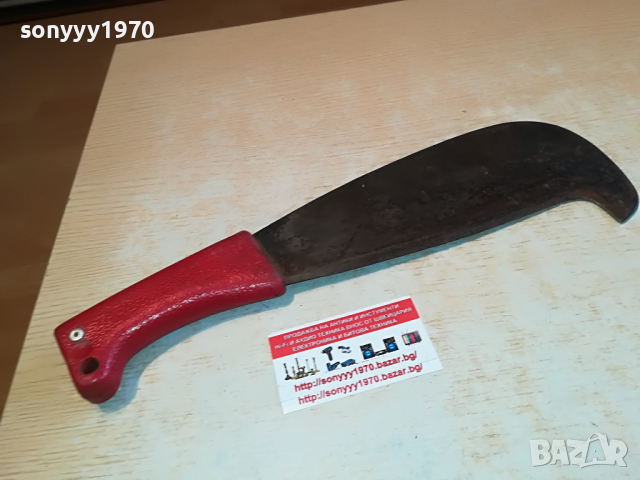 кукри-крив нож-38см-сатър с печат лого от германия 2303221010, снимка 11 - Антикварни и старинни предмети - 36202691