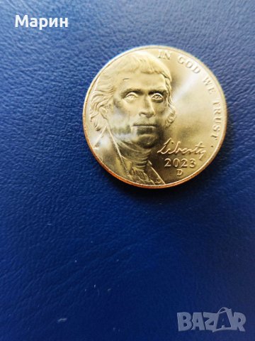 Джеферсън с дефект на аверса, снимка 2 - Нумизматика и бонистика - 41824268