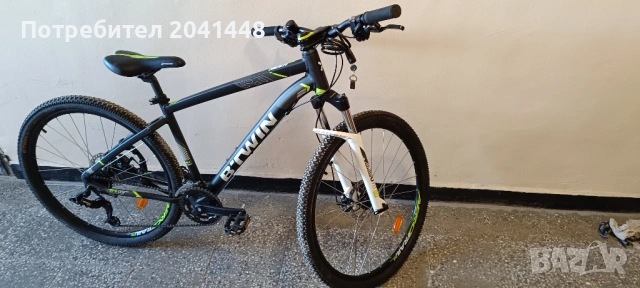 Планински велосипед BTWIN MTB ROCKRIDER 520 GREY