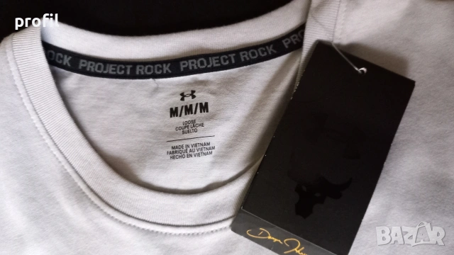 Нов Under Armor Rock Project M фитнес потник, снимка 4 - Спортни дрехи, екипи - 53770011