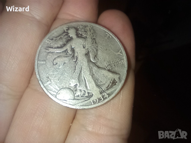 1/2 долар 1934 САЩ сребро рядка, снимка 6 - Нумизматика и бонистика - 51987493